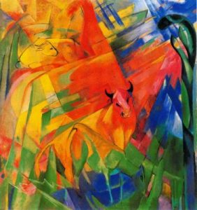 1914. Animal en el paisaje.