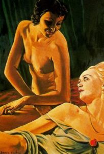 1941-42. La morena y la rubia.