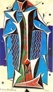 1947. Ergo. Óleo sobre tela. 195 x 114 cm.