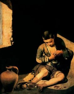 1645. El joven mendigo. 134 x 100cm. Museo del Louvre. París. Francia.