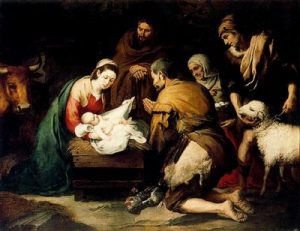 1650-1655. La Adoración de los Pastores. 187 x 223 cm. Museo del Prado. Madrid. España.