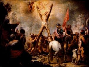 1675-1682. El Martirio de San Andrés. 123 x 162 cm. Museo del Prado. Madrid. España.