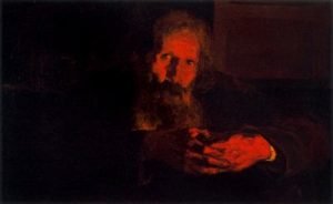 1895-97. Cabeza de viejo.