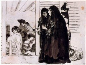 1901. Escena gitana.
