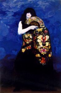 1913. Chula de ojos verdes. 175 x 100 cm.