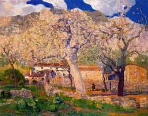 1916-18. La higuera de la huerta. Mallorca. Invierno.