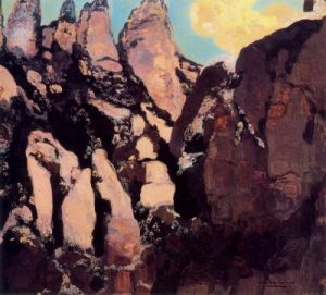 1937. Montserrat nevado.