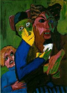 1913. Gente emocionada. 102,5 x 76,5cm.
