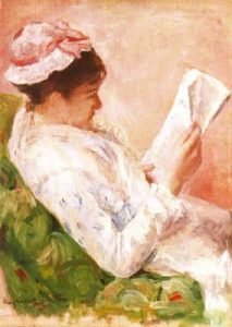 1878. Retrato de Lidia Cassatt.