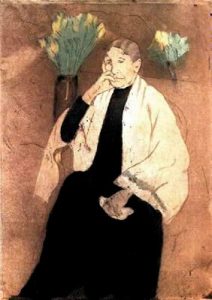 1890. Retrato de la madre de la artista.