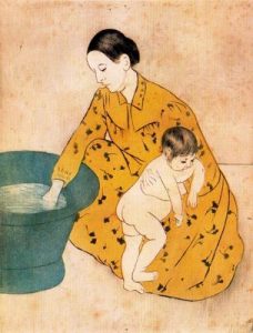 1891. El baño.