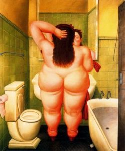 botero. 1989. El Baño.