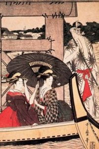 1797-98. Una escena en el puente. Museo Nacional de Tokyo. Japón. 2