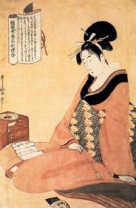 1801-04. Leyendo una carta.