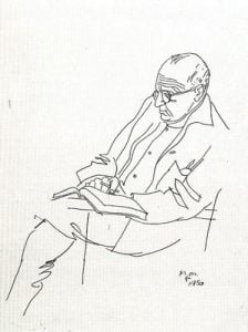 1950. Tinta sobre papel.