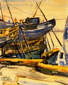 1951. Sin título. Acuarela sobre papel.