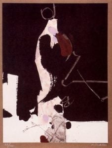 1965. Grabado. Mutilados de paz con textos de Rafael Alberti.