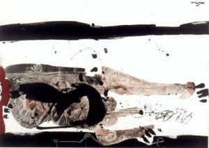 1966. Adán. Pintura sobre papel.