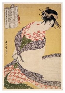 Cortesana japonesa.