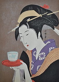 Naniwaya_Okita, fue la modelo favorita de Utamaro.