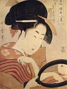 Utamaro-espejo
