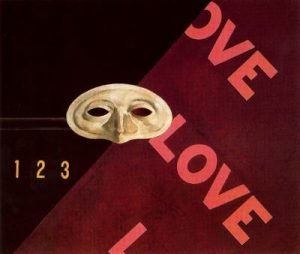1928. Love, love. love. Homenaje a Gertrude Stein. Óleo sobre tabla. Museo Thyssen-Bornemisza.