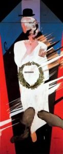 1962. En memoria de Cecchino Bracci. 213,3 x 91,4 cm. Museo Thyssen Bornemisza.