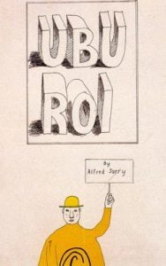 1966. Folleto para Ubu roi. en el Royal Court Theatre.