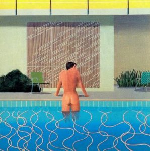 1966. Peter saliendo de la piscina de Nick.