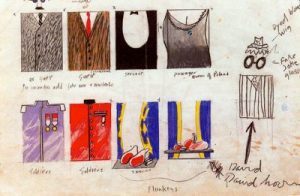 1966. Vestuario para Ubu roi.