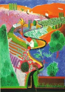 1980. El cañón de Nichols. Acrílico sobre tela. 213,3 x 152,4 cm.