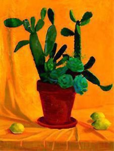 1996. Cactus con limones.