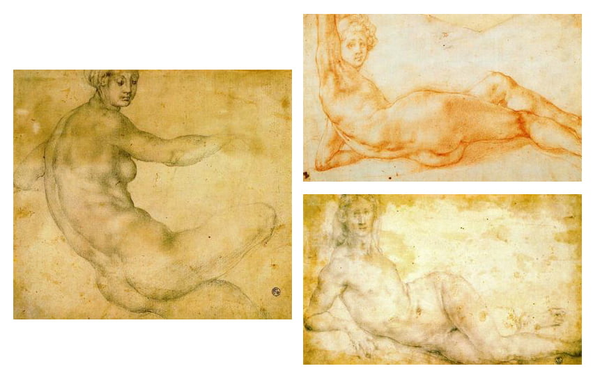 Dibujos de Pontormo en la Galería Uffizi para blog de milartienda.com