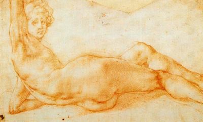 Pontormo, dibujo de la Galería Uffizi para blog de milartienda.com